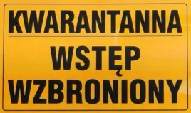 tablica-kwarantanna-wstep-wzbroniony