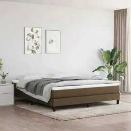 lozko-kontynentalne-ciemnobrazowe-obite-tkanina-160x200-cm-lumarko