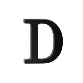 litera-na-dom-plastikowa-9cm-czarna-d