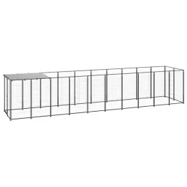 kojec-dla-psa-czarny-605-m-stalowy