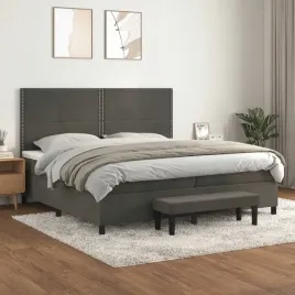 lozko-kontynentalne-z-materacem-ciemnoszary-aksamit-200x200cm
