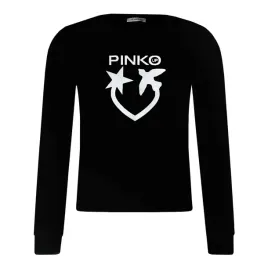 bluza-damska-pinko-up-fleece-f4pibgsw095-czarna