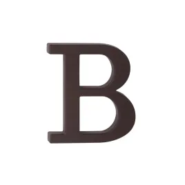 litera-na-dom-plastikowa-9cm-brazowa-b