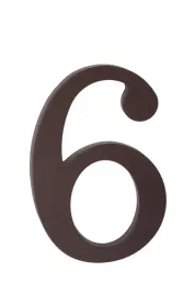 cyfra-na-dom-plastikowa-6-brazowa-175cm