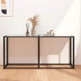 konsola-bialy-marmur-160x35x755-cm-szklo-hartowane-lumarko