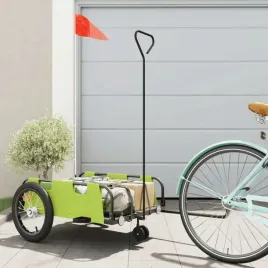 przyczepka-rowerowa-zielona-tkanina-oxford-i-zelazo-lumarko