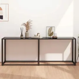 konsola-czarna-200x35x755-cm-szklo-hartowane-lumarko