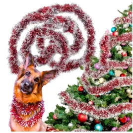 lancuch-na-choinke-czerwono-srebrny-ozdoba-swieta-boze-narodzenie-girlanda