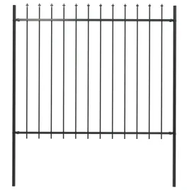 panel-ogrodzeniowy-z-grotami-stal-17-x-15-m-czarny-lumarko