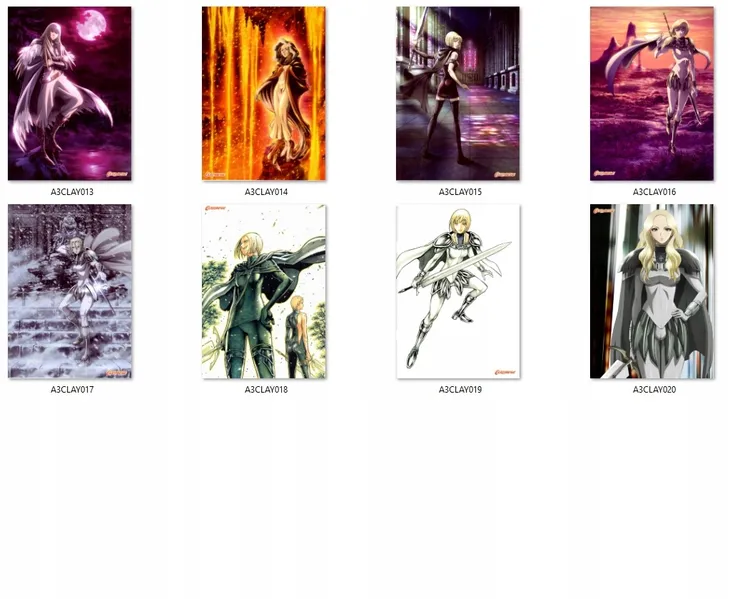 plakat-claymore-do-wyboru-stan-opakowania-oryginalne