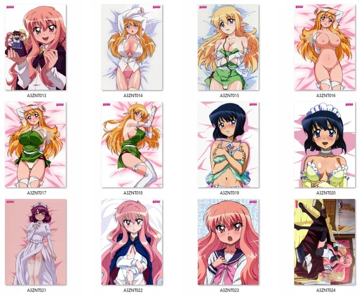 plakat-zero-no-tsukaima-do-wyboru-stan-opakowania-oryginalne