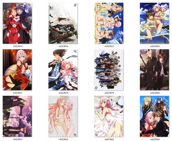 plakat-guilty-crown-do-wyboru-stan-opakowania-oryginalne
