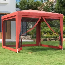 namiot-imprezowy-z-4-siatkowymi-scianami-czerwony-3x3-m-hdpe-lumarko