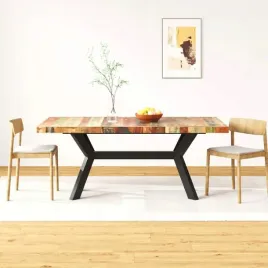 stol-jadalniany-drewno-odzyskane-stalowe-nogi-krzyzowe-180cm-lumarko