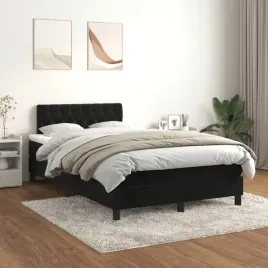 lozko-kontynentalne-z-materacem-czarne-120x200-cm-aksamit-lumarko