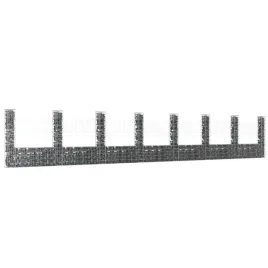 ogrodzenie-gabionowe-z-8-slupkami-zelazo-860x20x150-cm-lumarko