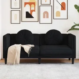 sofa-2-osobowa-z-poduszkami-czarna-aksamit-lumarko