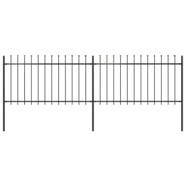 ogrodzenie-z-pretow-z-grotami-34-x-1-m-stalowe-czarne-lumarko
