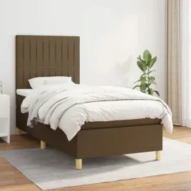 lozko-kontynentalne-z-materacem-brazowe-tkanina-100x200-cm-lumarko