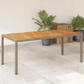 stol-ogrodowy-bezowy-190x90x75-cm-rattan-pe-i-drewno-akacjowe-lumarko