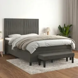 lozko-kontynentalne-z-materacem-ciemnoszare-140x200cm-aksamit-lumarko