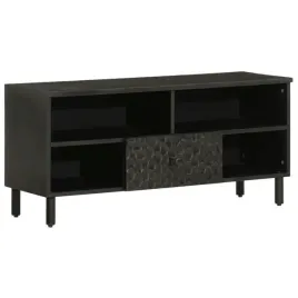 szafka-pod-telewizor-czarna-100x33x46-cm-lite-drewno-mango-lumarko