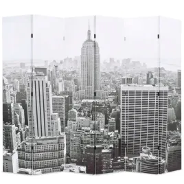 skladany-parawan-228x170-cm-nowy-jork-za-dnia-czarno-bialy-lumarko