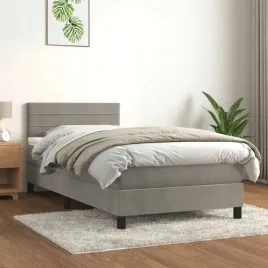 lozko-kontynentalne-z-materacem-jasnoszare-aksamit-100x200cm-lumarko