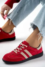 sneakersy-damskie-skorzane-trampki-czerwone-40