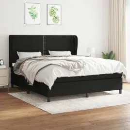 lozko-kontynentalne-z-materacem-czarne-tkanina-180x200-cm-lumarko