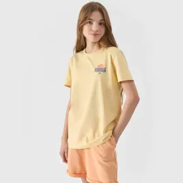 t-shirt-4f-4fjwss24ttshm1136-73s-zolty-140-cm