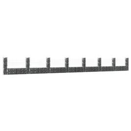 ogrodzenie-gabionowe-z-8-slupkami-zelazo-860x20x100-cm-lumarko
