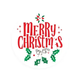 naklejki-okragle-biale-fi40mm-merry-christmas-wieniec-200szt