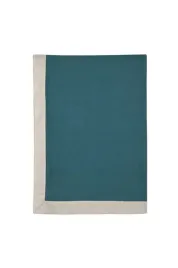 obrus-na-stol-duo-140x240-cm-petrol-jasnobezowy-bawelna-gruby-gladki-kolory