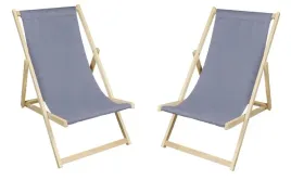 lezak-drewniany-2sztszare-lezaki-plazowe-producent