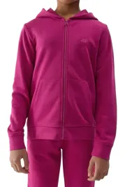 bluza-dziewczeca-dresowa-rozpinana-z-kapturem-4f-r-158