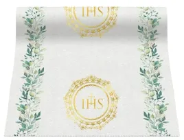 bieznik-ihs-komunijna-na-stol-komunia-dekoracja-stolu-ornament-eukaliptus