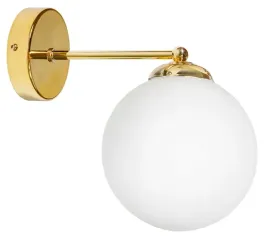 zlota-lampa-kinkiet-scienny-szklana-kula-loft-led