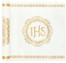 bieznik-komunijny-ihs-eukaliptus-zloty-5-m-pierwsza-komunia-swieta