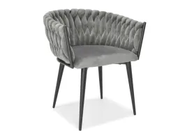 krzeslo-tapicerowane-welurowe-do-jadalni-salonu-glamour-szary-welur-czarne