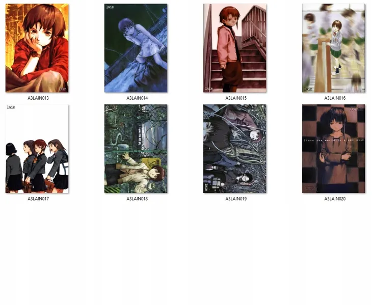 plakat-serial-experiments-lain-do-wyboru-stan-opakowania-oryginalne