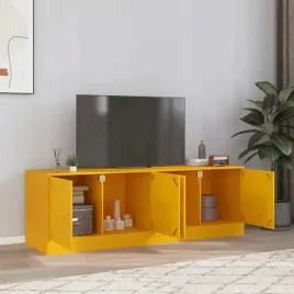 szafki-pod-telewizor-2-szt-musztardowe-67x39x44-cm-stalowe-lumarko