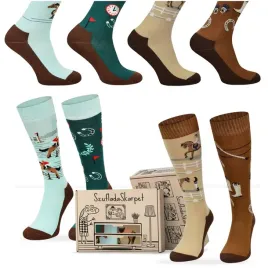 zestaw-kolorowych-skarpet-w-pudelku-do-jazdy-konno