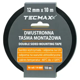 tasma-dwustronna-montazowa-pe-czarna-12mm-x-10m-tecmaxx