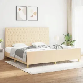 rama-lozka-z-zaglowkiem-kremowa-200x200-cm-obita-tkanina-lumarko