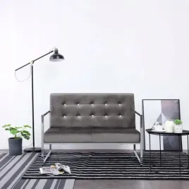 2-osobowa-sofa-z-podlokietnikami-ciemnoszara-chrom-i-aksamit-lumarko