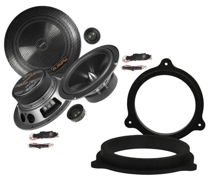 Musway ME6.2C 16,5cm 165mm 3ohm + dystanse MDF Renault Trafic master
