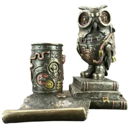 figurka-steampunk-sowa-stojak-na-komorke-dlugopisy-veronese-wu77491a4