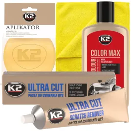 pasta-do-usuwania-rys-z-czerwonego-lakieru-zestaw-k2-wosk-czerwony-gabka