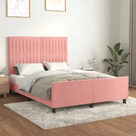 rama-lozka-z-zaglowkiem-rozowa-140x190-cm-aksamitna-lumarko